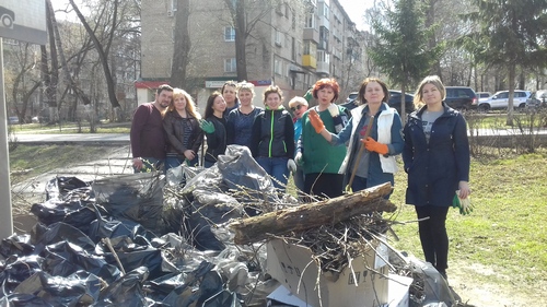 В Тульском регионе прошел первый в этом году общеобластной субботник в рамках «Месяца чистоты»